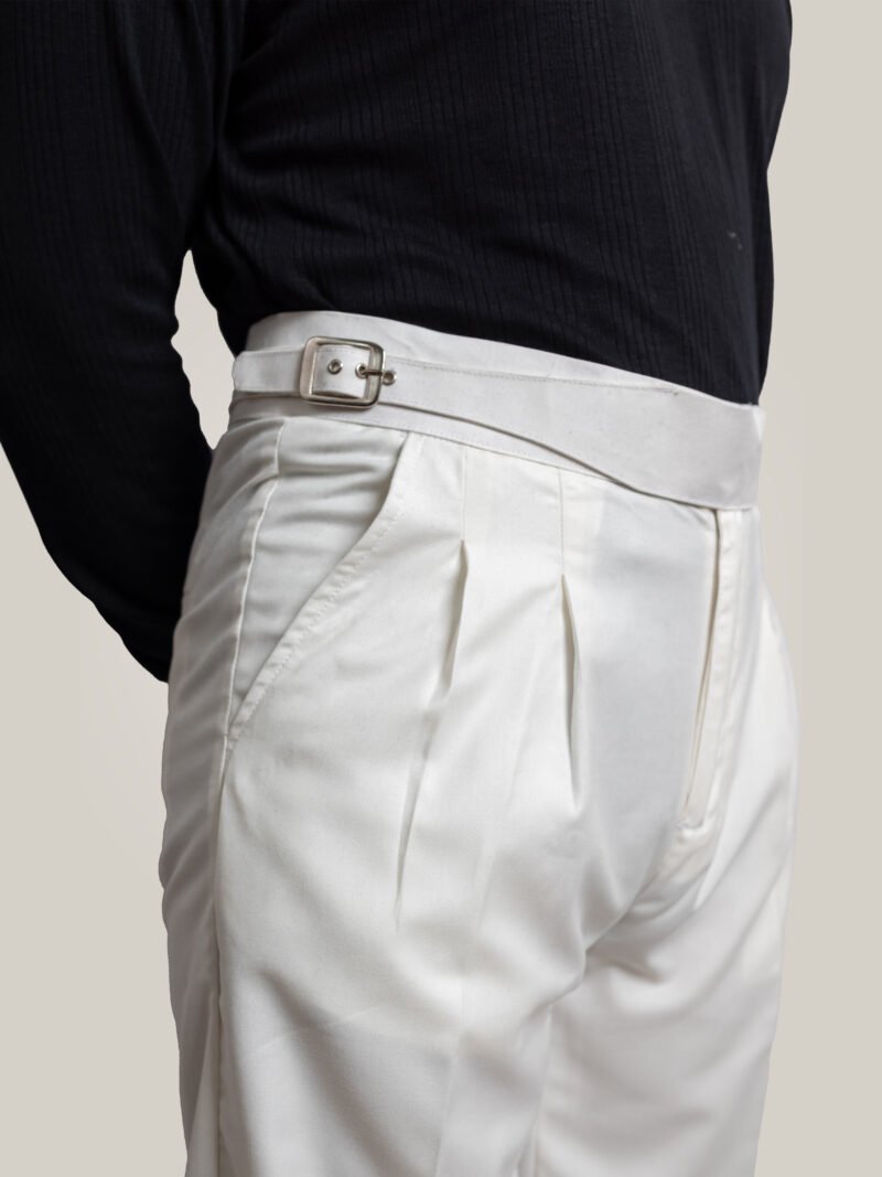 White Gurkha Pants