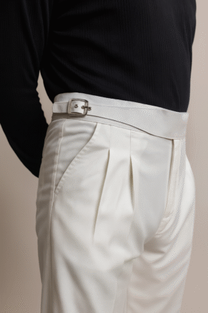 White Gurkha Pants