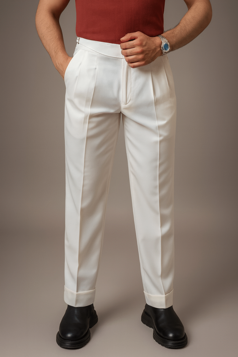 White Gurkha Pants - Image 2